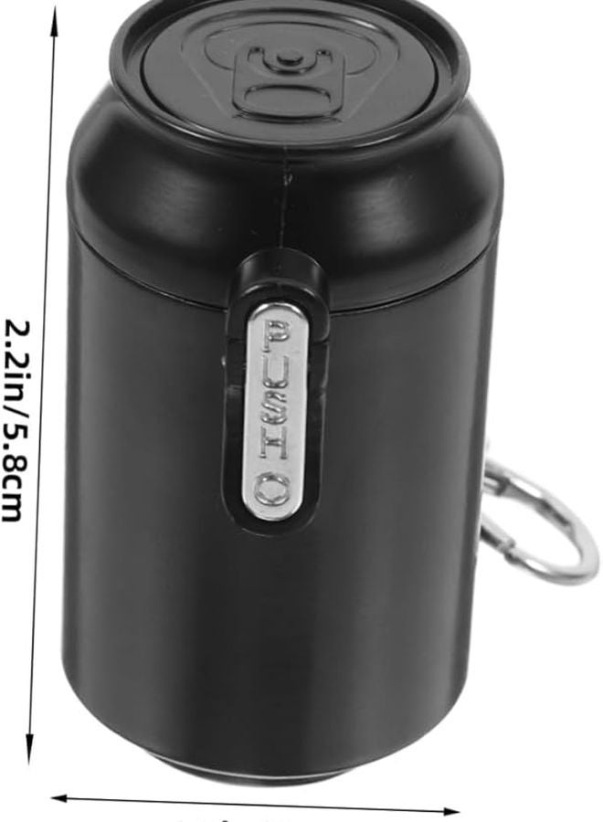 منفضة سجائر محمولة مقاومة للحريق بغطاء محكم، سعة كبيرة مقاومة للرياح للاستخدام في الهواء الطلق والسيارة - Image 2